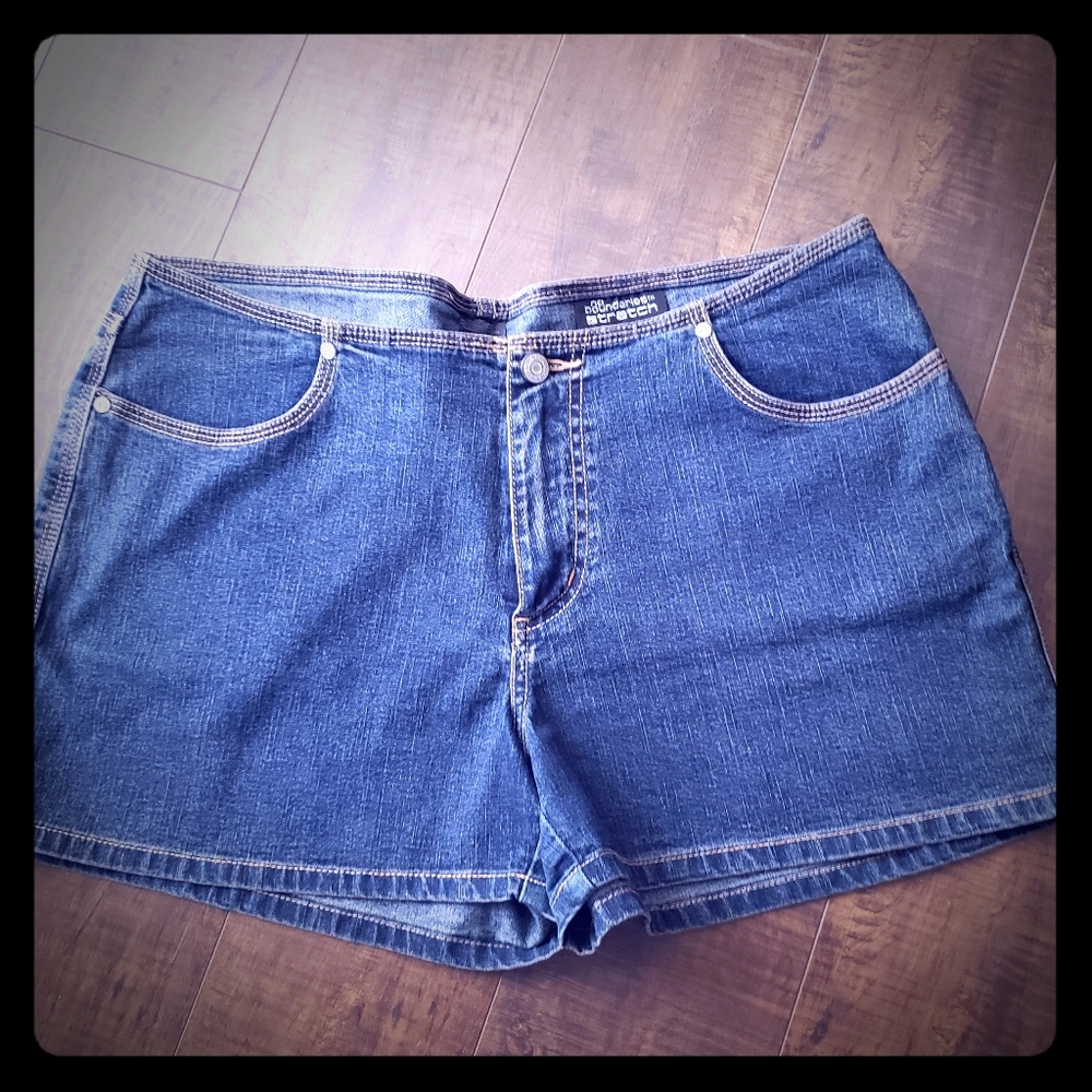 Denim shorts